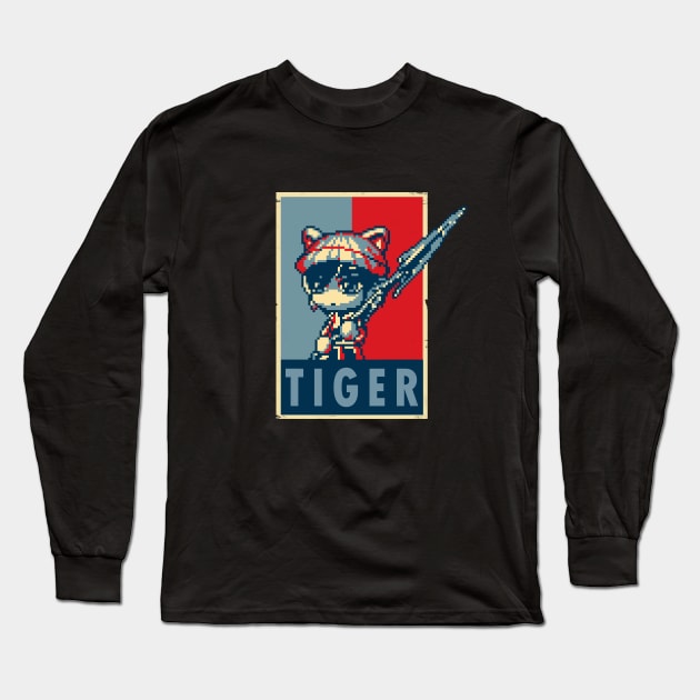 Yes Tiger Can Long Sleeve T-Shirt by nigiart